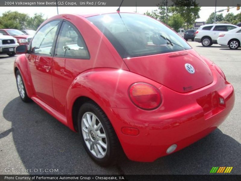 Uni Red / Gray 2004 Volkswagen New Beetle GLS Coupe