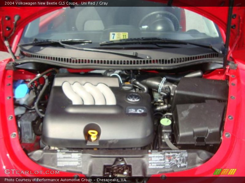Uni Red / Gray 2004 Volkswagen New Beetle GLS Coupe