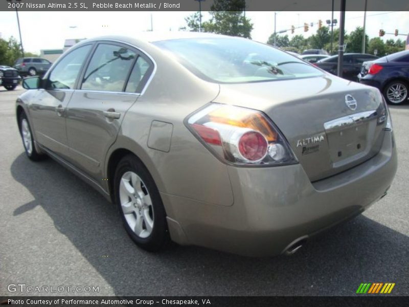 Pebble Beach Metallic / Blond 2007 Nissan Altima 2.5 SL