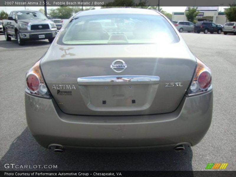 Pebble Beach Metallic / Blond 2007 Nissan Altima 2.5 SL