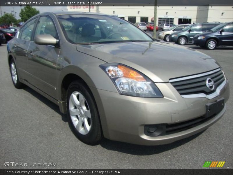 Pebble Beach Metallic / Blond 2007 Nissan Altima 2.5 SL