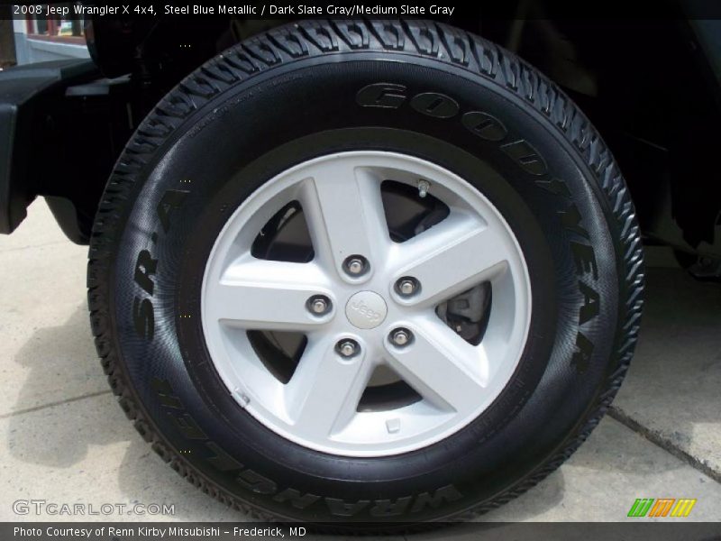 Steel Blue Metallic / Dark Slate Gray/Medium Slate Gray 2008 Jeep Wrangler X 4x4