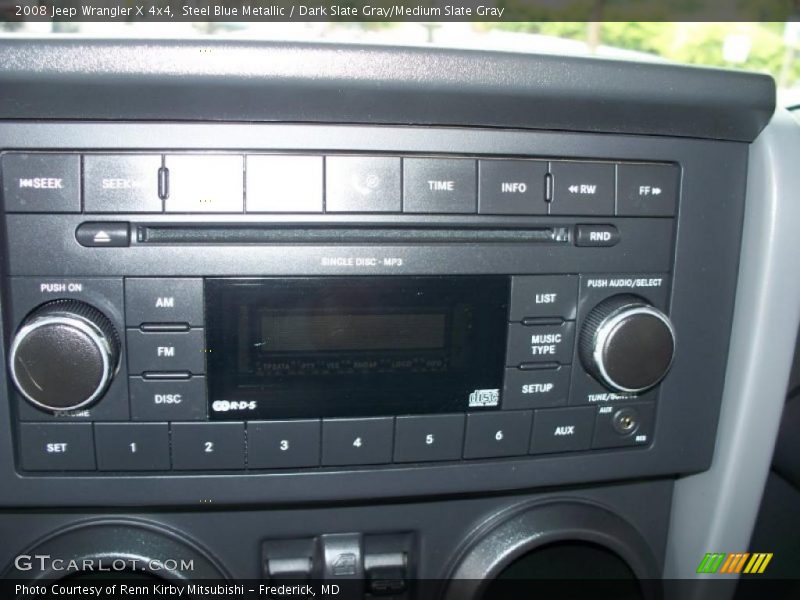 Steel Blue Metallic / Dark Slate Gray/Medium Slate Gray 2008 Jeep Wrangler X 4x4