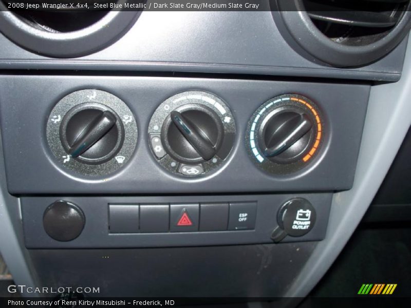 Steel Blue Metallic / Dark Slate Gray/Medium Slate Gray 2008 Jeep Wrangler X 4x4