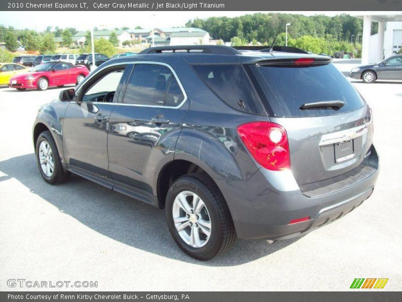Cyber Gray Metallic / Jet Black/Light Titanium 2010 Chevrolet Equinox LT
