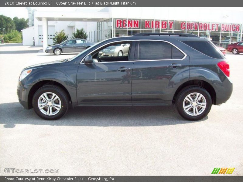 Cyber Gray Metallic / Jet Black/Light Titanium 2010 Chevrolet Equinox LT