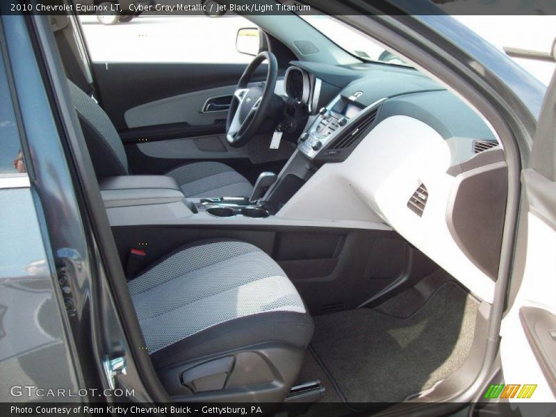 Cyber Gray Metallic / Jet Black/Light Titanium 2010 Chevrolet Equinox LT