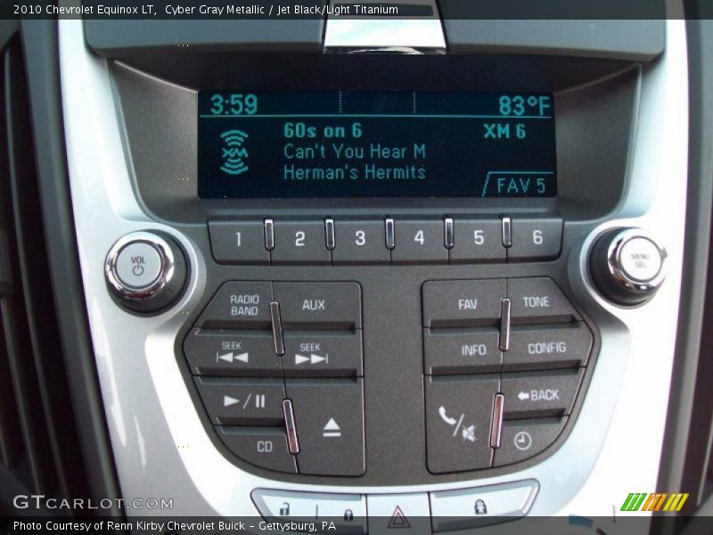 Cyber Gray Metallic / Jet Black/Light Titanium 2010 Chevrolet Equinox LT