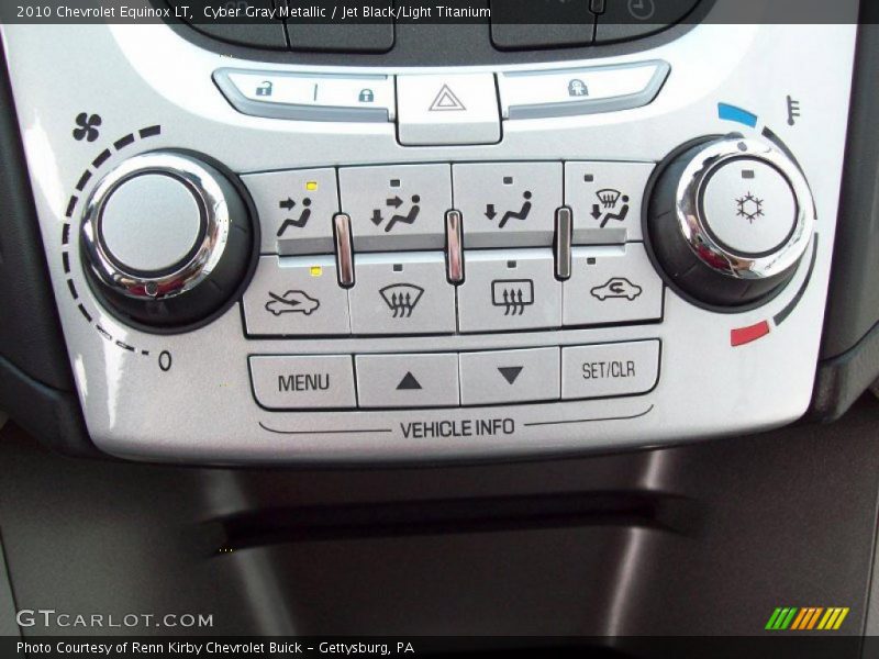 Cyber Gray Metallic / Jet Black/Light Titanium 2010 Chevrolet Equinox LT