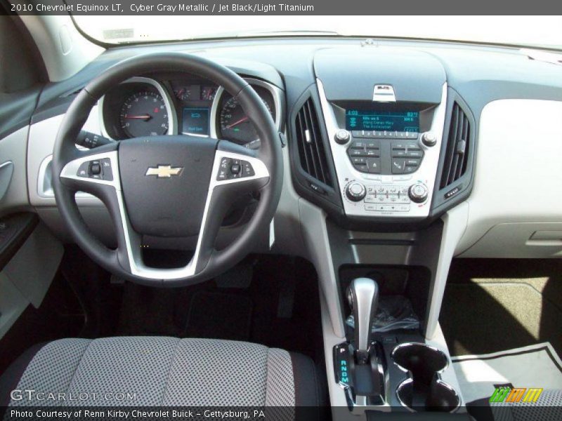Cyber Gray Metallic / Jet Black/Light Titanium 2010 Chevrolet Equinox LT