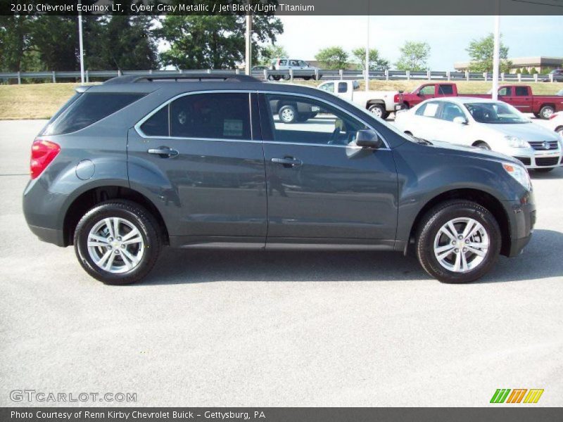 Cyber Gray Metallic / Jet Black/Light Titanium 2010 Chevrolet Equinox LT