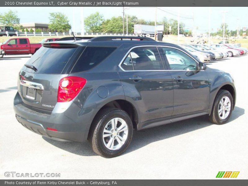 Cyber Gray Metallic / Jet Black/Light Titanium 2010 Chevrolet Equinox LT