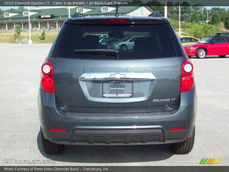 Cyber Gray Metallic / Jet Black/Light Titanium 2010 Chevrolet Equinox LT