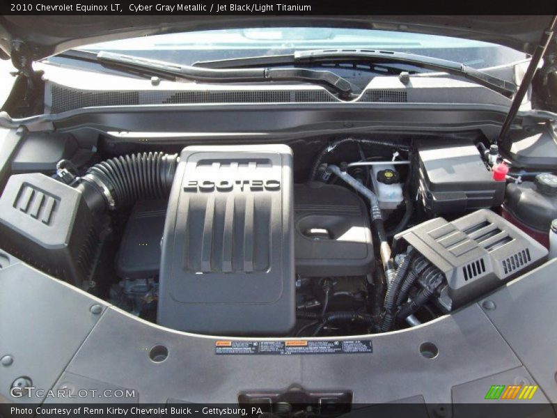 Cyber Gray Metallic / Jet Black/Light Titanium 2010 Chevrolet Equinox LT