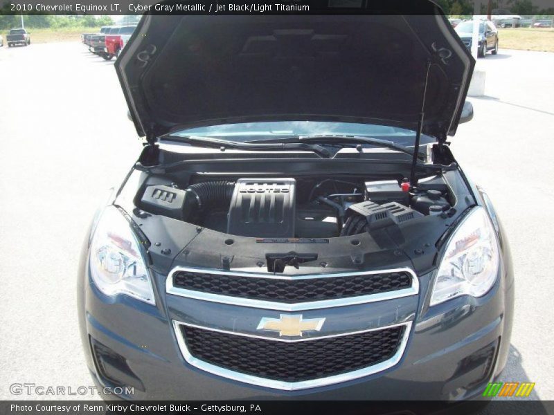 Cyber Gray Metallic / Jet Black/Light Titanium 2010 Chevrolet Equinox LT