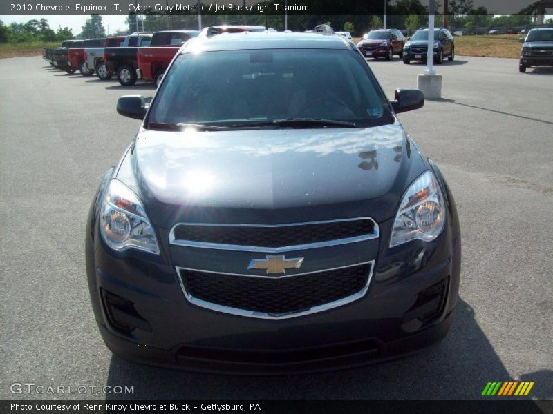 Cyber Gray Metallic / Jet Black/Light Titanium 2010 Chevrolet Equinox LT