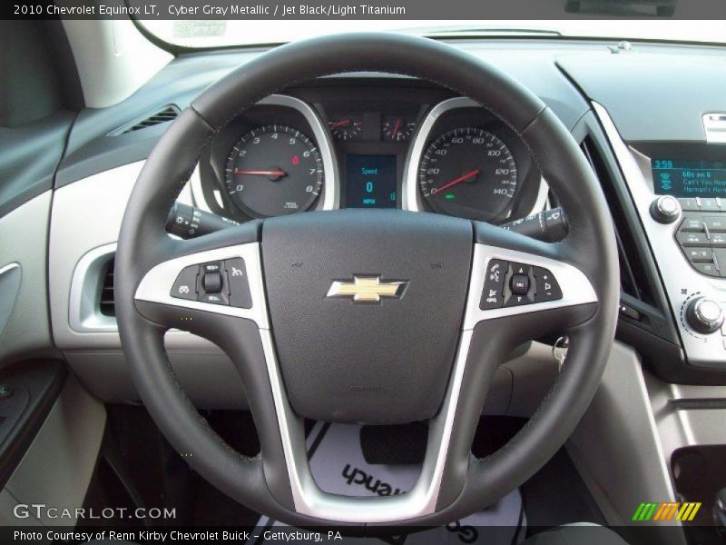 Cyber Gray Metallic / Jet Black/Light Titanium 2010 Chevrolet Equinox LT