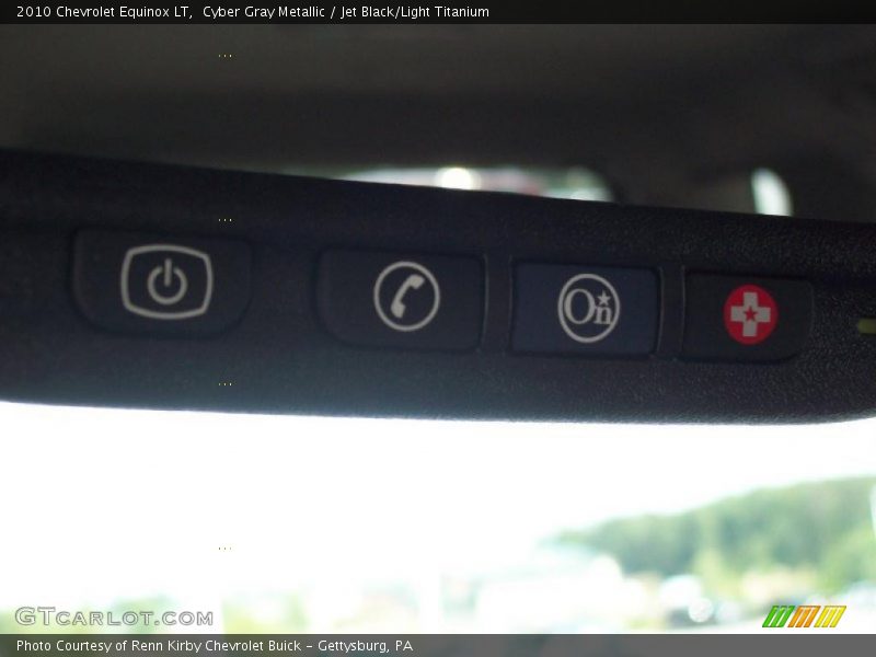 Cyber Gray Metallic / Jet Black/Light Titanium 2010 Chevrolet Equinox LT