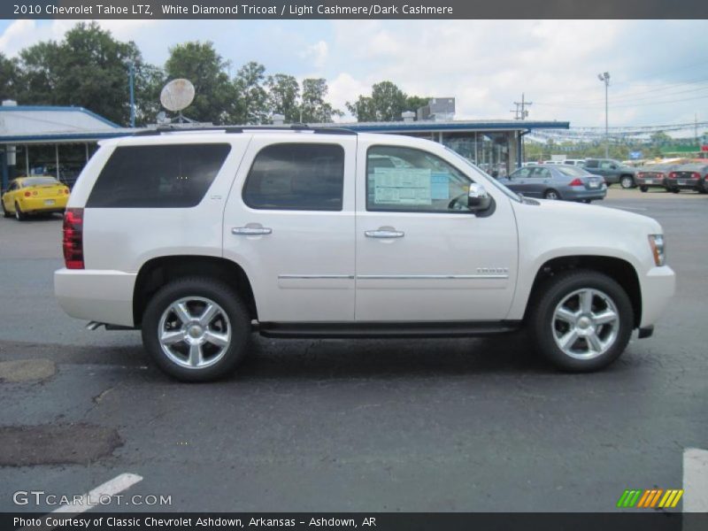 White Diamond Tricoat / Light Cashmere/Dark Cashmere 2010 Chevrolet Tahoe LTZ