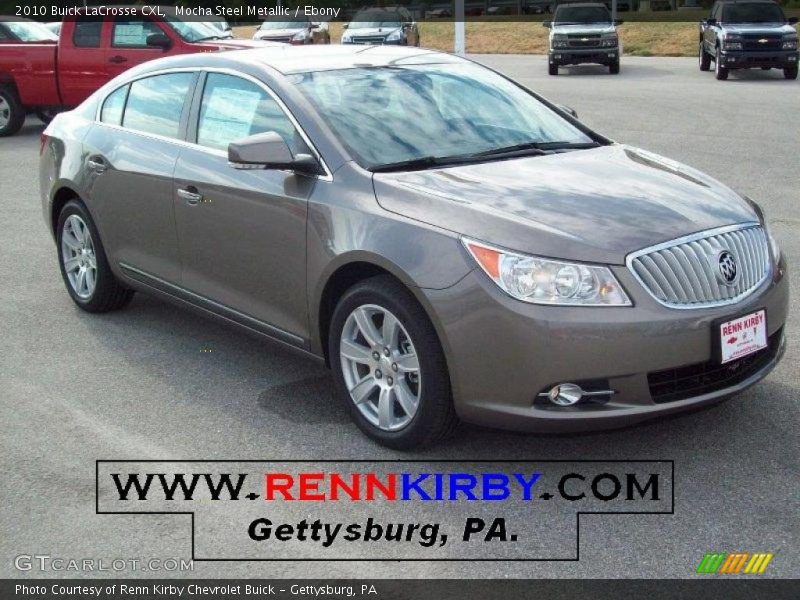 Mocha Steel Metallic / Ebony 2010 Buick LaCrosse CXL