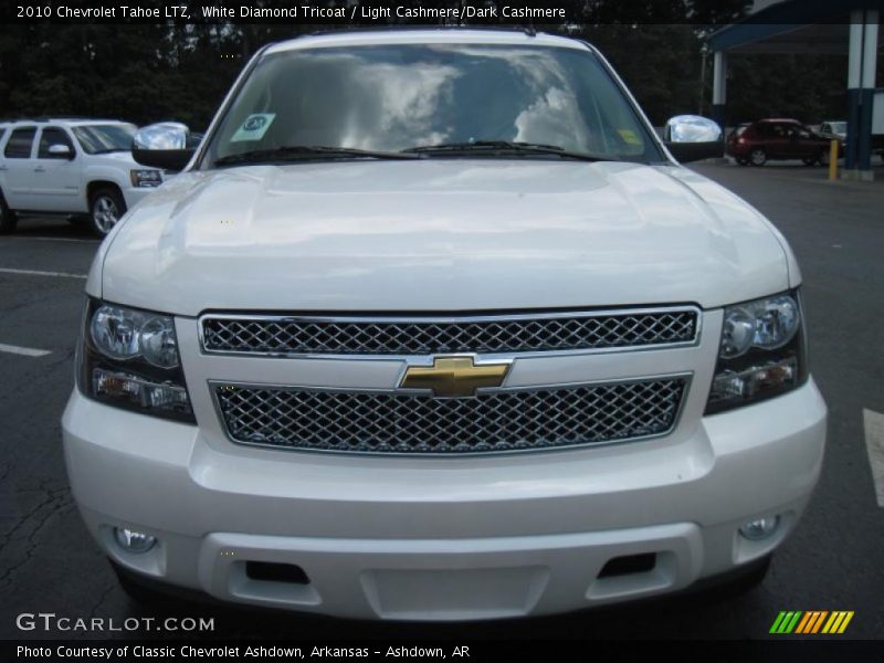 White Diamond Tricoat / Light Cashmere/Dark Cashmere 2010 Chevrolet Tahoe LTZ
