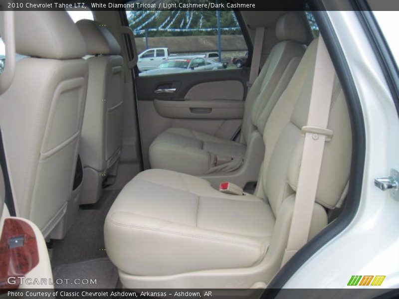 White Diamond Tricoat / Light Cashmere/Dark Cashmere 2010 Chevrolet Tahoe LTZ