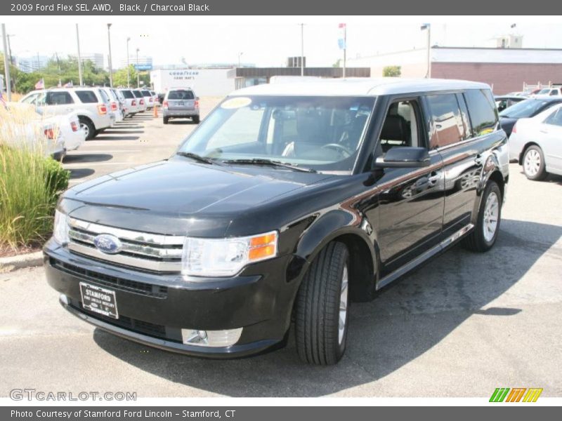Black / Charcoal Black 2009 Ford Flex SEL AWD