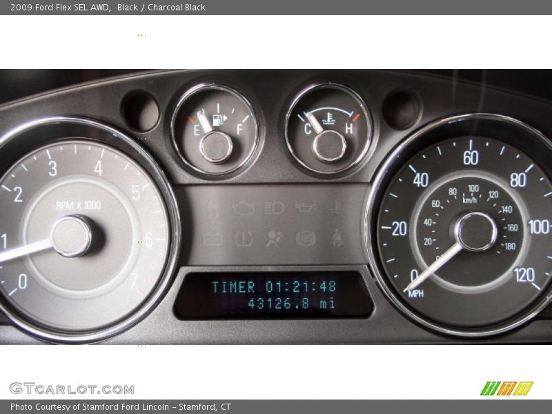 Black / Charcoal Black 2009 Ford Flex SEL AWD