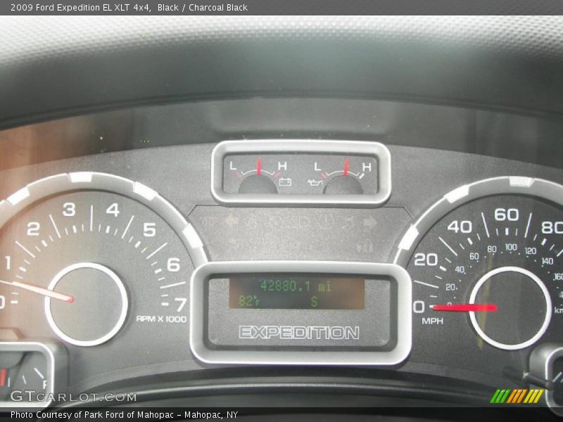Black / Charcoal Black 2009 Ford Expedition EL XLT 4x4
