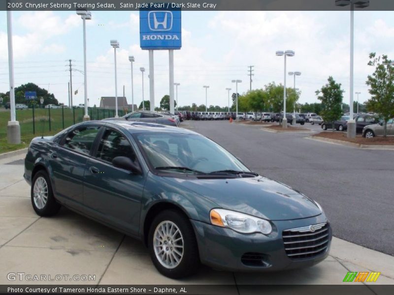 Satin Jade Pearl / Dark Slate Gray 2005 Chrysler Sebring Touring Sedan