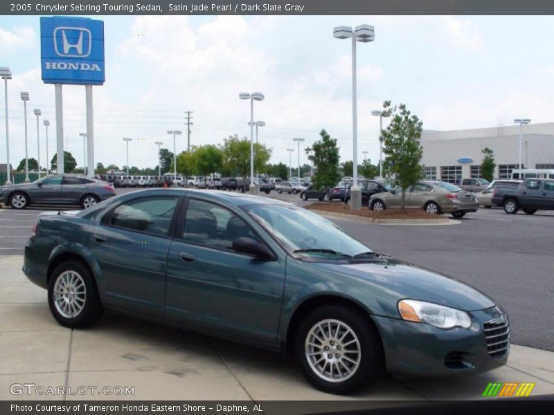 Satin Jade Pearl / Dark Slate Gray 2005 Chrysler Sebring Touring Sedan