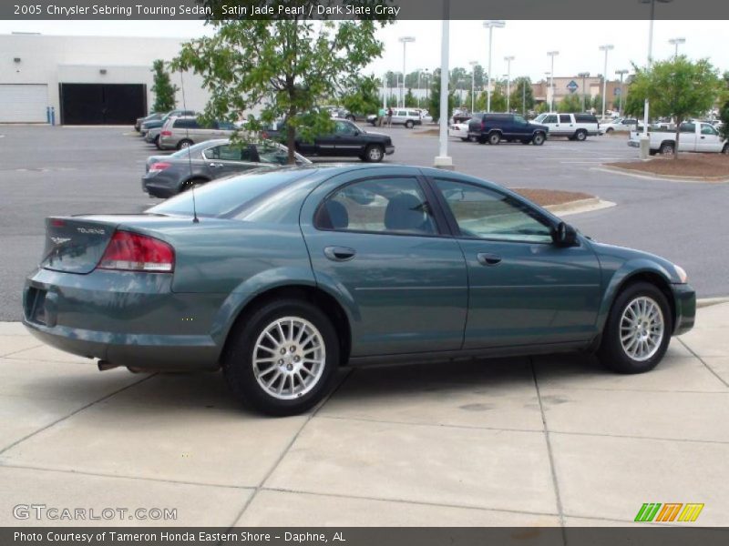 Satin Jade Pearl / Dark Slate Gray 2005 Chrysler Sebring Touring Sedan