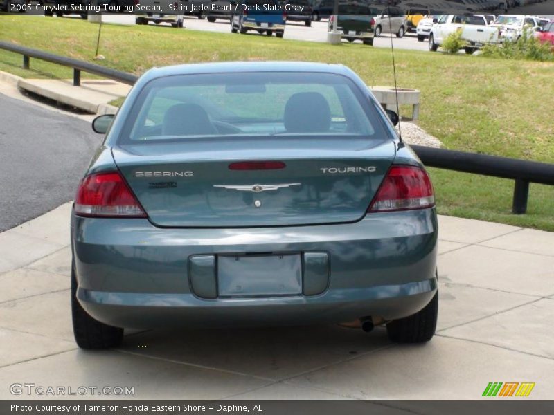Satin Jade Pearl / Dark Slate Gray 2005 Chrysler Sebring Touring Sedan
