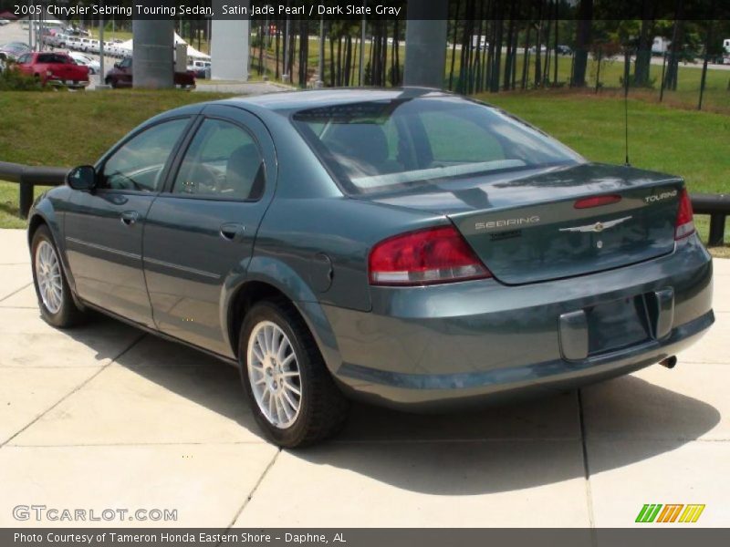 Satin Jade Pearl / Dark Slate Gray 2005 Chrysler Sebring Touring Sedan