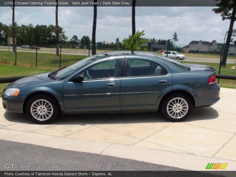 Satin Jade Pearl / Dark Slate Gray 2005 Chrysler Sebring Touring Sedan