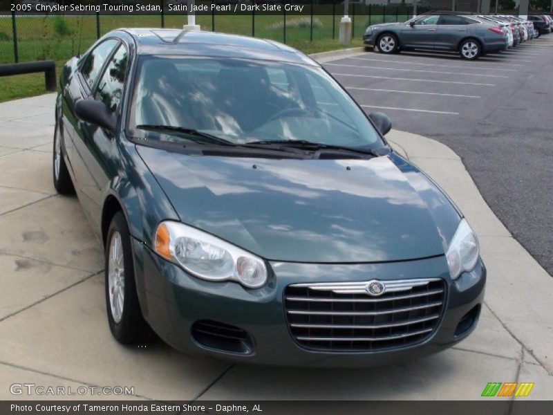 Satin Jade Pearl / Dark Slate Gray 2005 Chrysler Sebring Touring Sedan