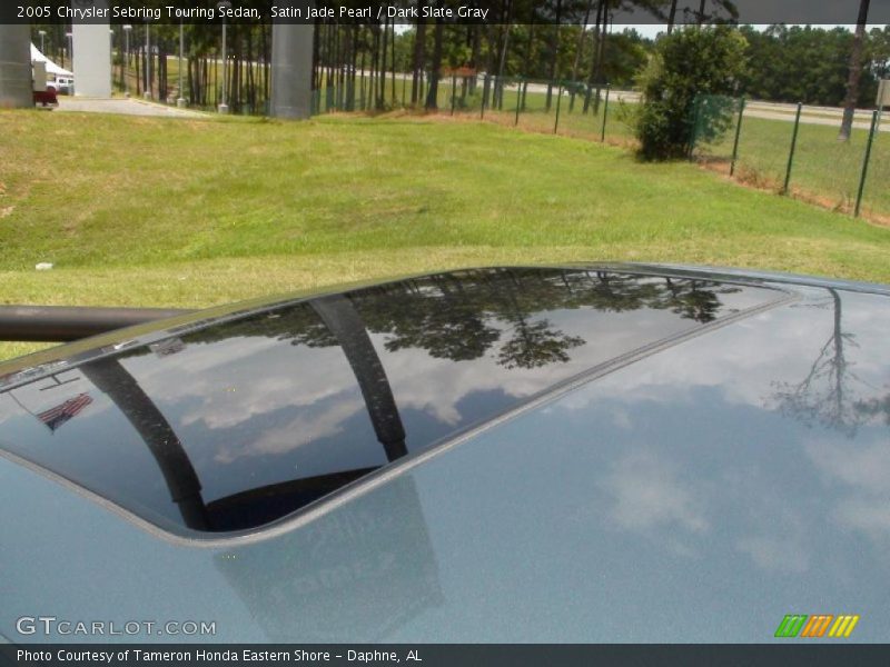 Satin Jade Pearl / Dark Slate Gray 2005 Chrysler Sebring Touring Sedan