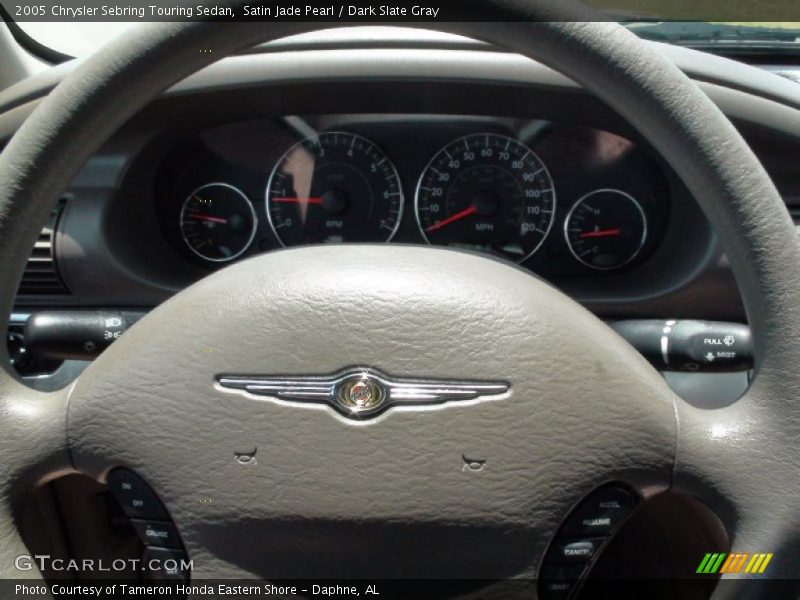 Satin Jade Pearl / Dark Slate Gray 2005 Chrysler Sebring Touring Sedan