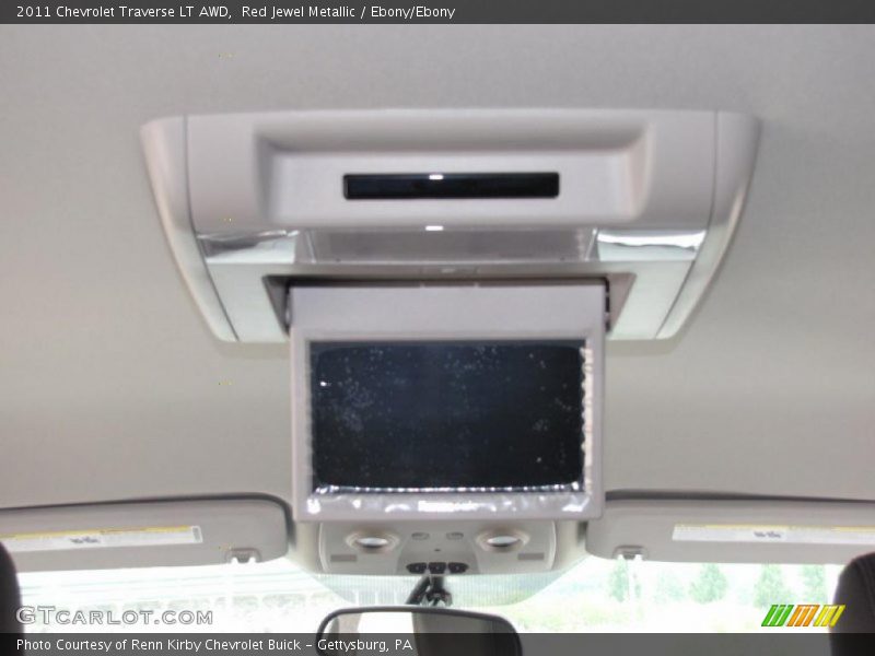 Red Jewel Metallic / Ebony/Ebony 2011 Chevrolet Traverse LT AWD