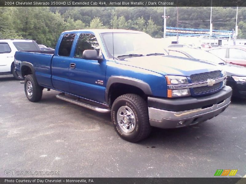 Arrival Blue Metallic / Dark Charcoal 2004 Chevrolet Silverado 3500HD LS Extended Cab 4x4