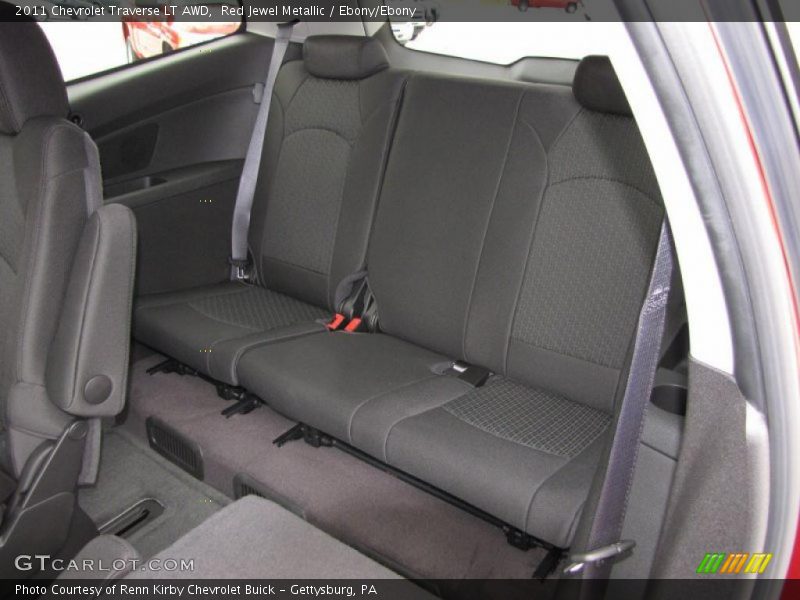 Red Jewel Metallic / Ebony/Ebony 2011 Chevrolet Traverse LT AWD