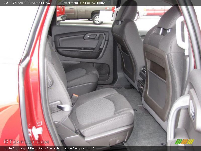 Red Jewel Metallic / Ebony/Ebony 2011 Chevrolet Traverse LT AWD