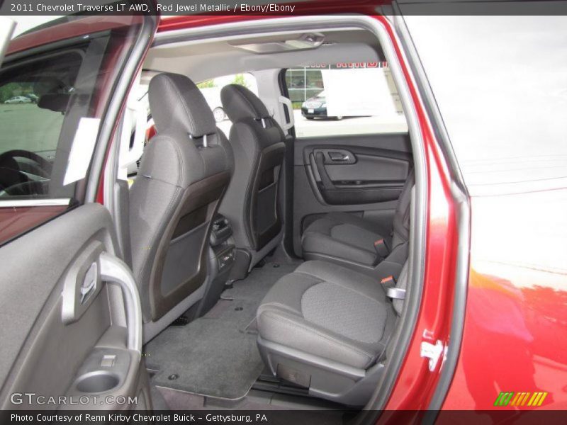 Red Jewel Metallic / Ebony/Ebony 2011 Chevrolet Traverse LT AWD