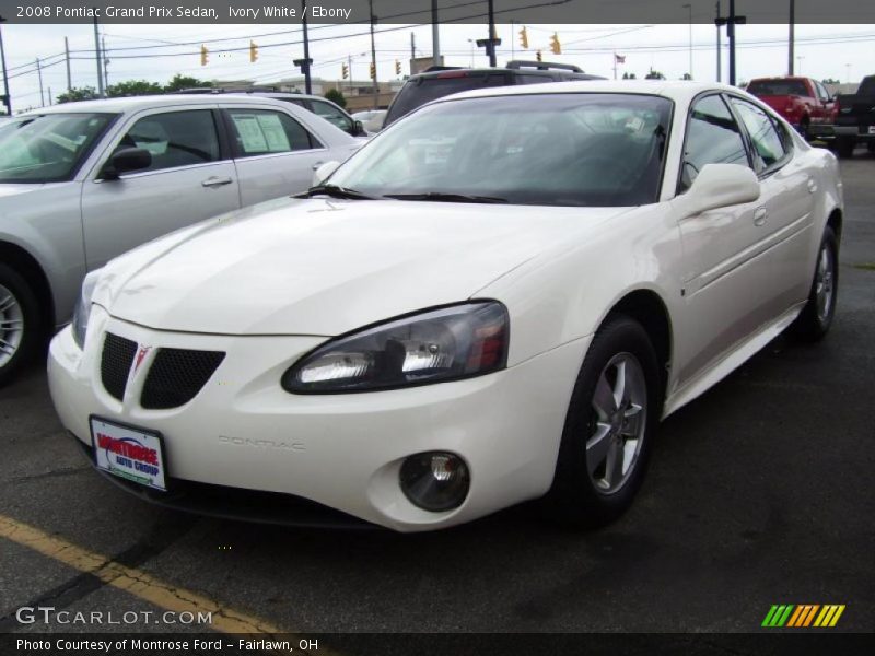 Ivory White / Ebony 2008 Pontiac Grand Prix Sedan