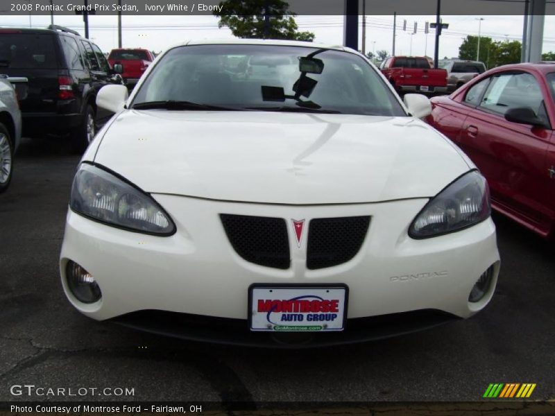 Ivory White / Ebony 2008 Pontiac Grand Prix Sedan