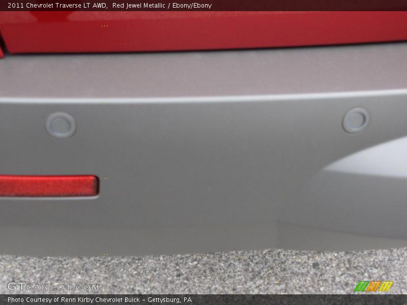 Red Jewel Metallic / Ebony/Ebony 2011 Chevrolet Traverse LT AWD