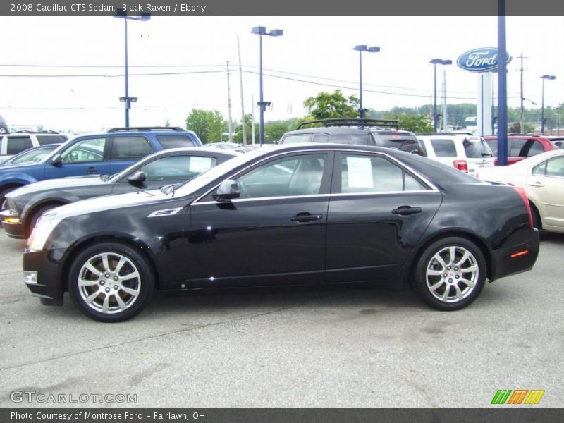 Black Raven / Ebony 2008 Cadillac CTS Sedan