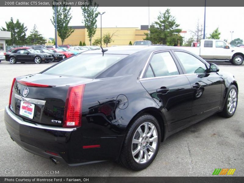 Black Raven / Ebony 2008 Cadillac CTS Sedan