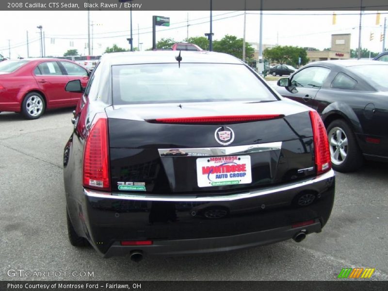 Black Raven / Ebony 2008 Cadillac CTS Sedan