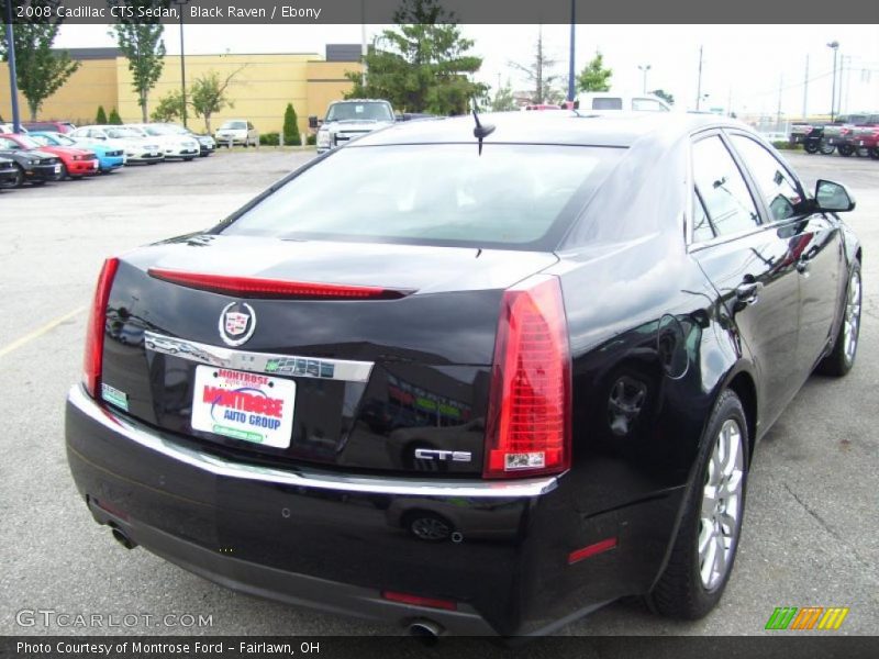 Black Raven / Ebony 2008 Cadillac CTS Sedan